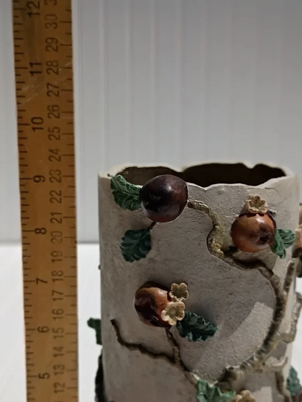 Heavy Ceramic Bird Nest Vase 9